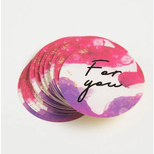 Набор наклеек For you, 4 х 4 см - 50 шт.