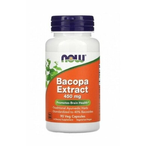 NOW Bacopa Extract 450 mg (90 вег кап)