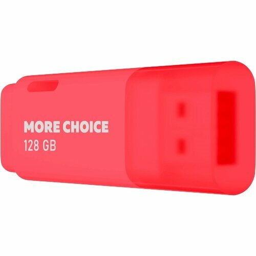 Флешка More Choice MF128 128 Гб usb 2.0 Flash Drive - красный