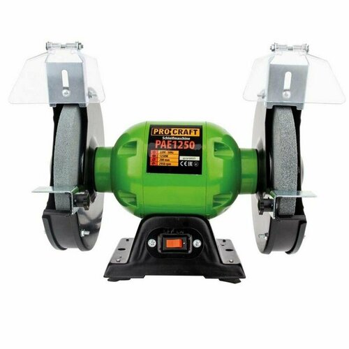Станок точильный Procraft PAE200/1250 зеленый, черный, зеленый