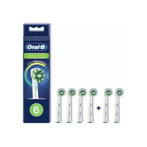 Набор сменных насадок Oral-B CrossAction CleanMaxim EB50RB