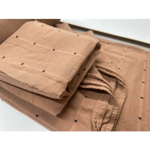 Комплект постельного белья евро/LIMASSO HOME CONCEPT/ Вареный хлопок/ наволочки 50x70/ Классический