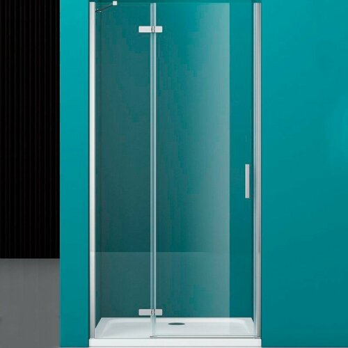 Душевая дверь BelBagno Kraft 80 KRAFT-B-12-60/20-C-Cr-L левая, профиль хром/стекло прозрачное