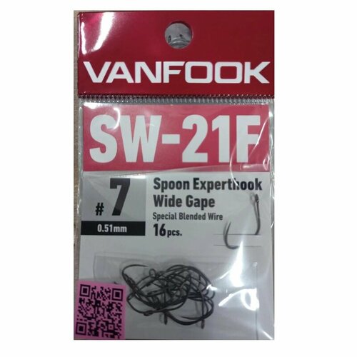 Крючки Vanfook SW-21F fusso black #7