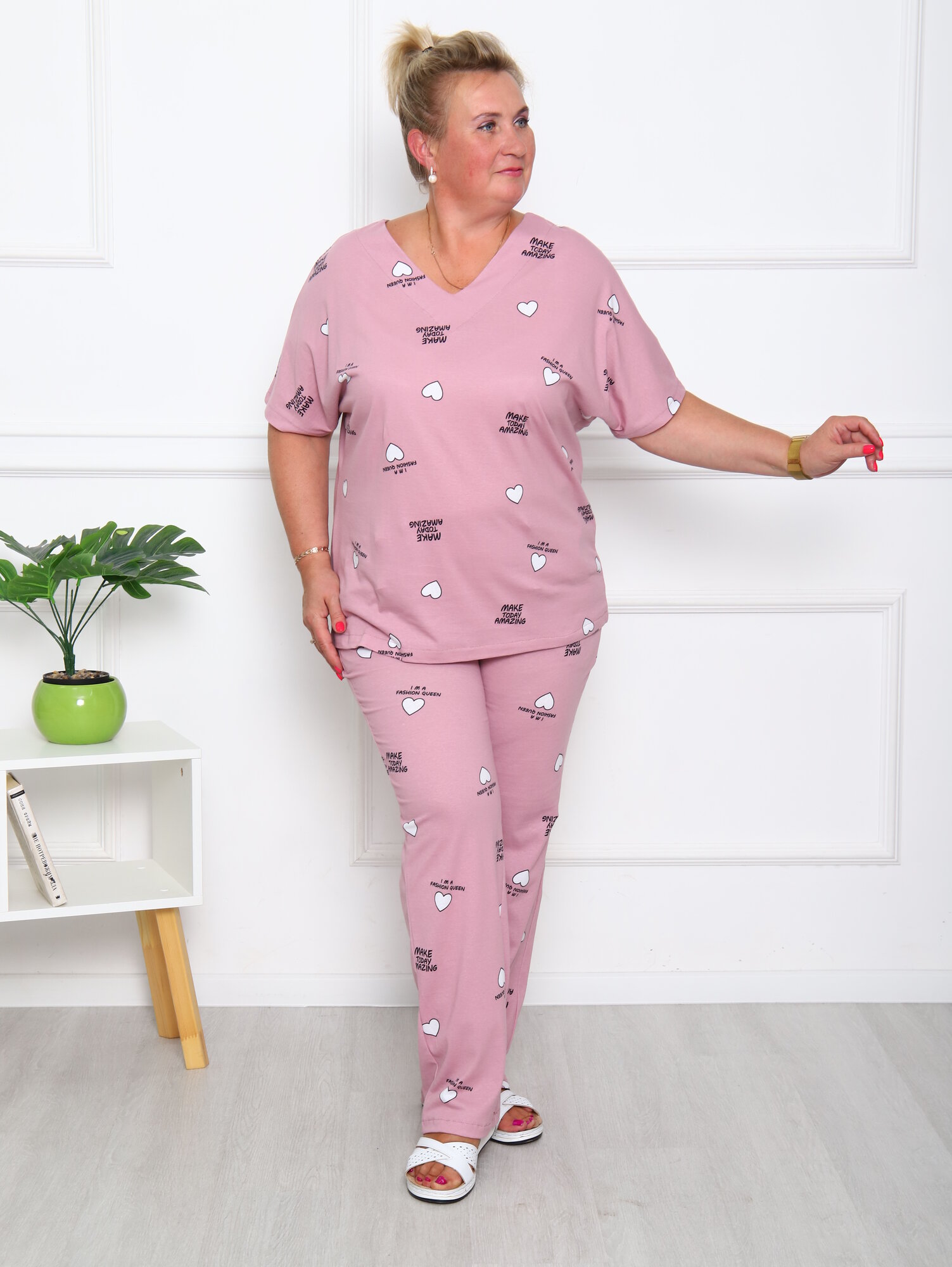 Комплект Для Милых Дам, размер 62, розовая