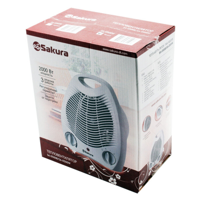 Тепловентилятор Sakura SA-0500W - фото №4