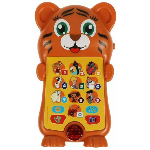 электронные игрушки умка обучающая игрушка тигрёнок Игрушка музыкальная HT895-R5 Телефон Тигренок н/к