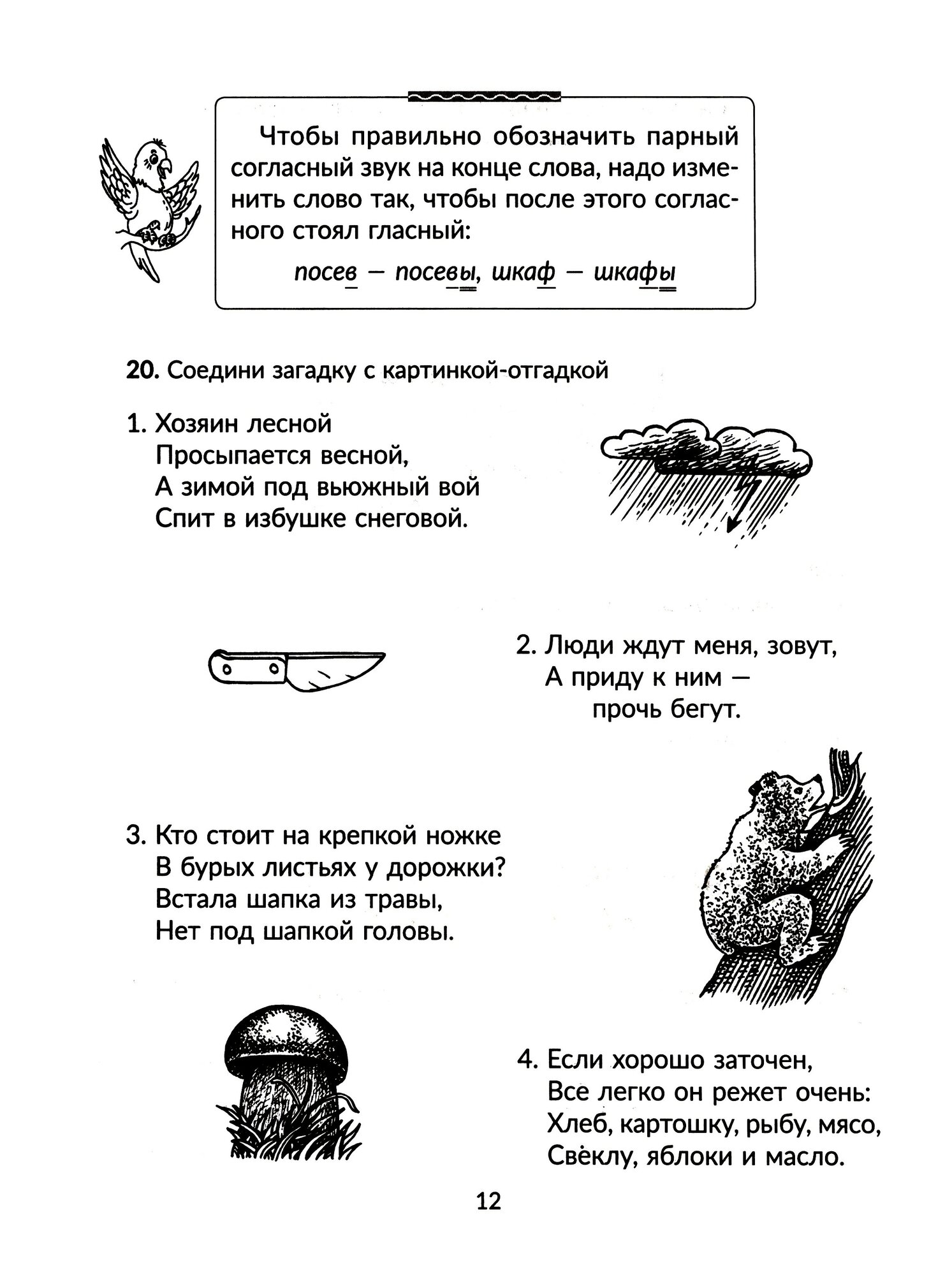 Тренажёр по чистописанию с правилами русского языка, проверочными диктантами. 1-4 классы - фото №2