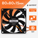 Вентилятор охлаждения Gembird 80x80x15 3 pin провод 30 см D8015SM...