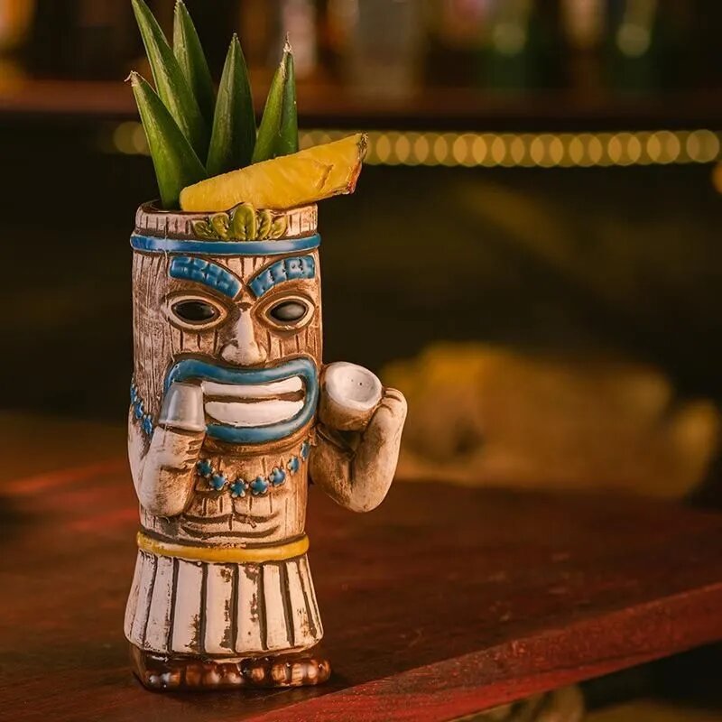 фото Стакан для коктейлей Тики 450 мл,70х180 мм, керамика, ручная работа