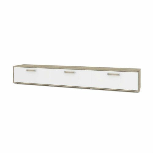 Тумба Флорида Ф33 серый дуб/белый