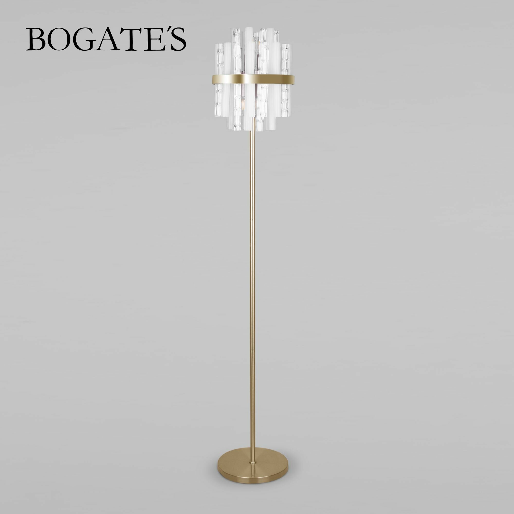 Торшер / Напольный светильник Bogate's Hollis 01111/4, цвет латунь