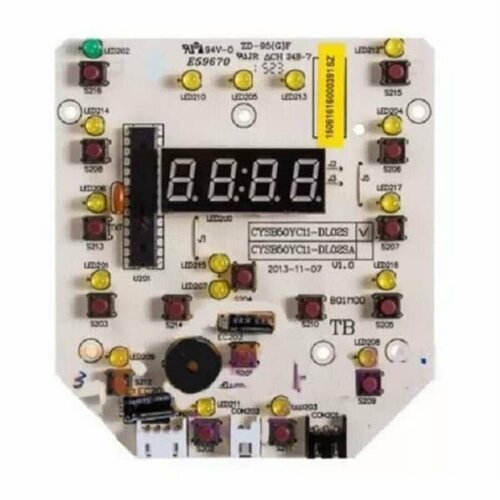 Moulinex SS-994589 (CYSB50YC11-DL02S) плата управления для мультиварки CE501132 moulinex ss 994572 уплотнитель крышки для мультиварки ce500e32 87a ce500e32 ce501132