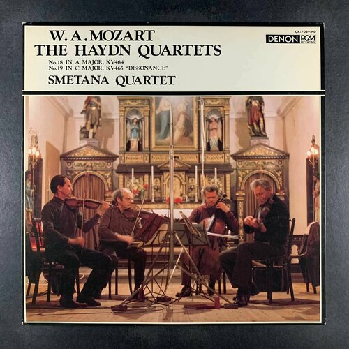 W.A. Mozart, Smetana Quartet - The Haydn Quartets - No.18 In A Major, KV464 / No.19 In C Major, KV465 Dissonance (Виниловая пластинка)