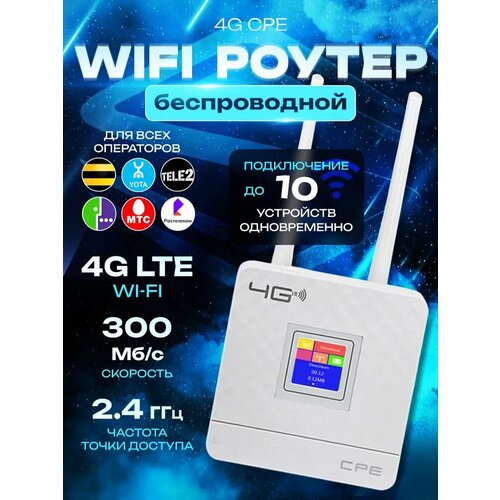 CPE 903 3G 4G роутер WiFi 4G точка доступа роутер 2 антенны wi fi роутер с поддержкой сим карт 4g lte cpe с двумя внешними антеннами цветной дисплей порт wan lan 2 4ггц сим 100гб в мес