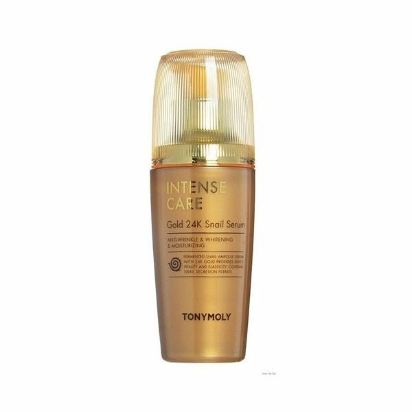 TONYMOLY Сыворотка для лица с муцином улитки и коллоидным золотом INTENSE CARE Gold 24K Snail Serum, 35мл - фото №16