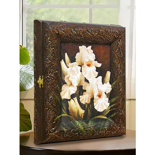 Ключница настенная закрытая деревянная 15х20 24х29 Декарт мужская женская декор из дерева ручная работа в интерьер 4065₽