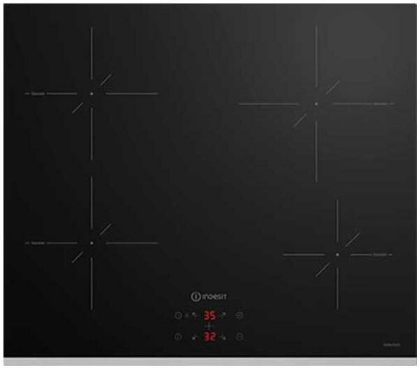фото Варочная панель индукционная Indesit IS 41Q60 FX черный/нержавеющая сталь
