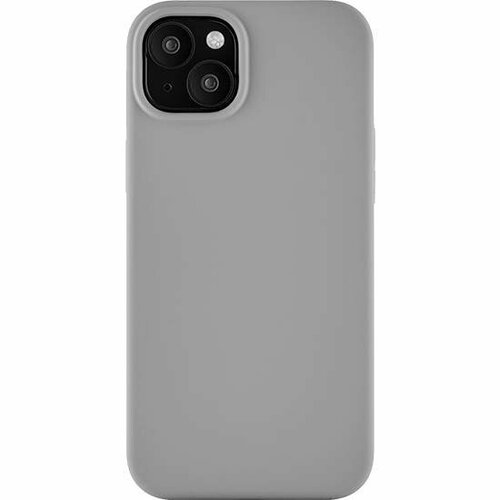 Чехол для смартфона uBear Touch Mag Case, iPhone 15 Plus, MagSafe, силикон, серый чехол для смартфона ubear touch mag case iphone 15 pro max magsafe силикон серый