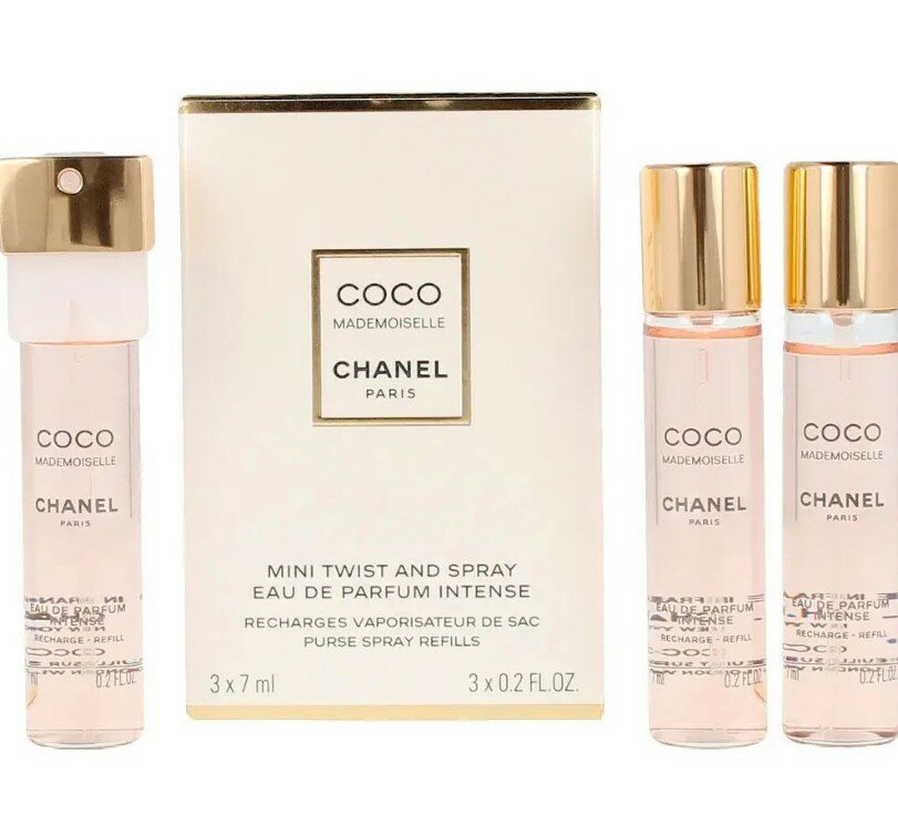 Chanel Coco Mademoiselle Intense Парфюмерная вода, 3 x 7 мл