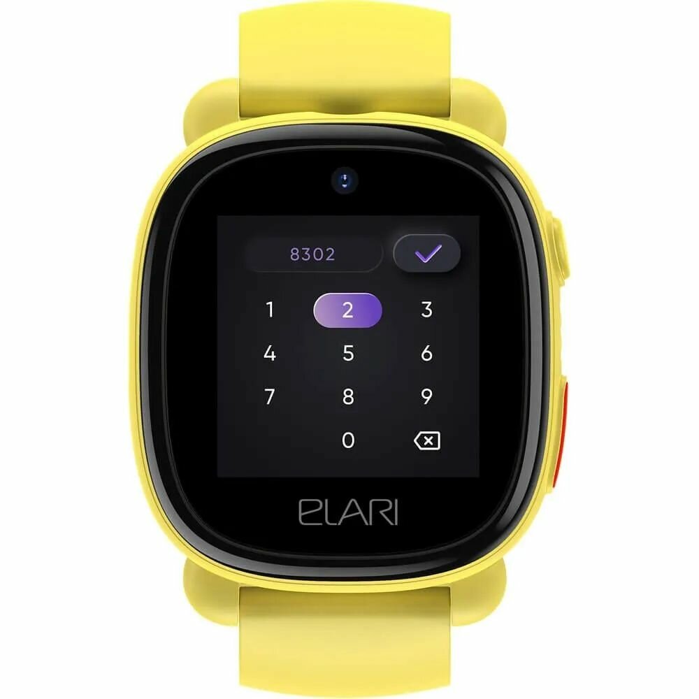 Elari 4G Lite детские часы-телефон - желтые