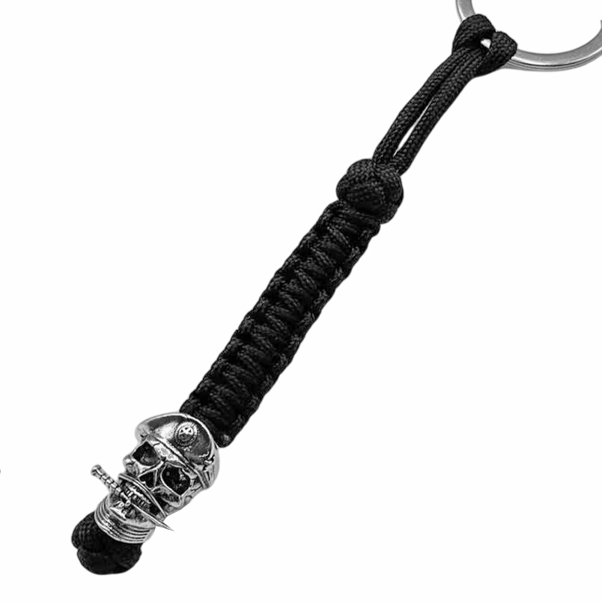 Темляк из паракорда с черепом ВДВ "Никто кроме нас" — фото 1