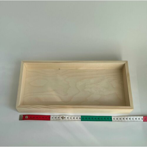 Поднос деревянный узкий для декупажа и росписи