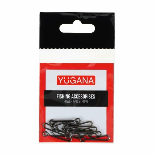 Застежки YUGANA F-6025 №3, 18 кг, 2 уп по 10 шт