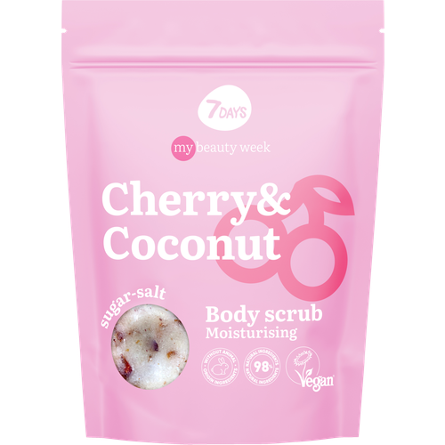 Скраб для тела 7 Days My Beauty Week Cherry&Coconut 250г уход за телом 7days крем для тела питание и увлажнение coconut