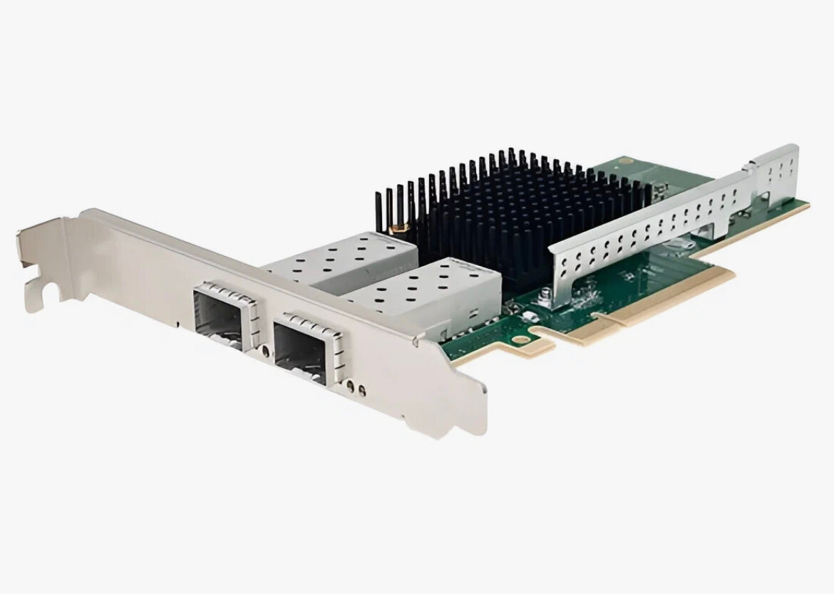 Сетевой адаптер Silicom PE425G2I81-XR PCIe x8 25G Dual Port SFP28 Network Card (E810)