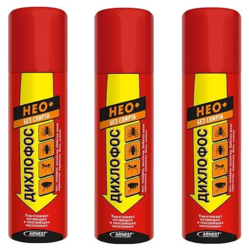 Дихлофос от насекомых Нео 140 мл 3 шт 723₽