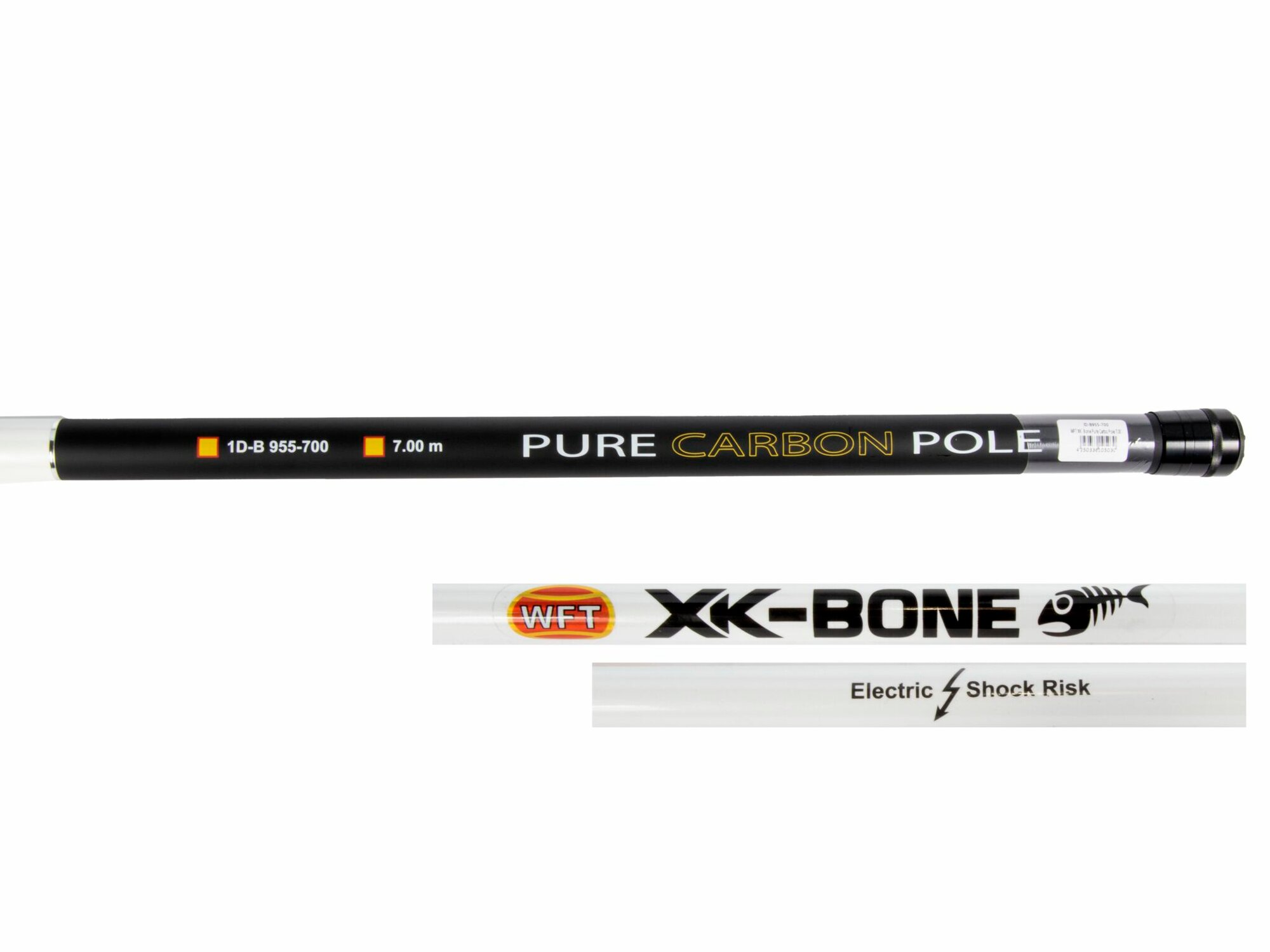 Удилище поплавочное без колец WFT XK Bone PURE CARBO POLE 7.00