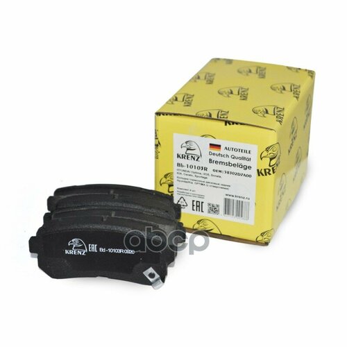 Колодки Тормозные Передние KRENZ арт BB10103R 1122₽