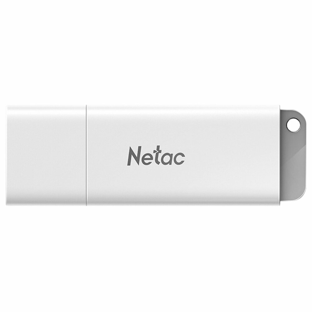 Флеш-диск 8 GB NETAC U185, USB 2.0, белый, NT03U185N-008G-20WH упаковка 3 шт.