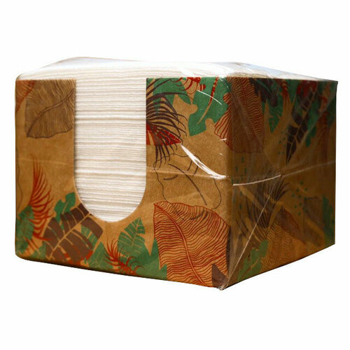 Cалфетки белые 1-слойные 24х24см 100шт в коробе 449₽