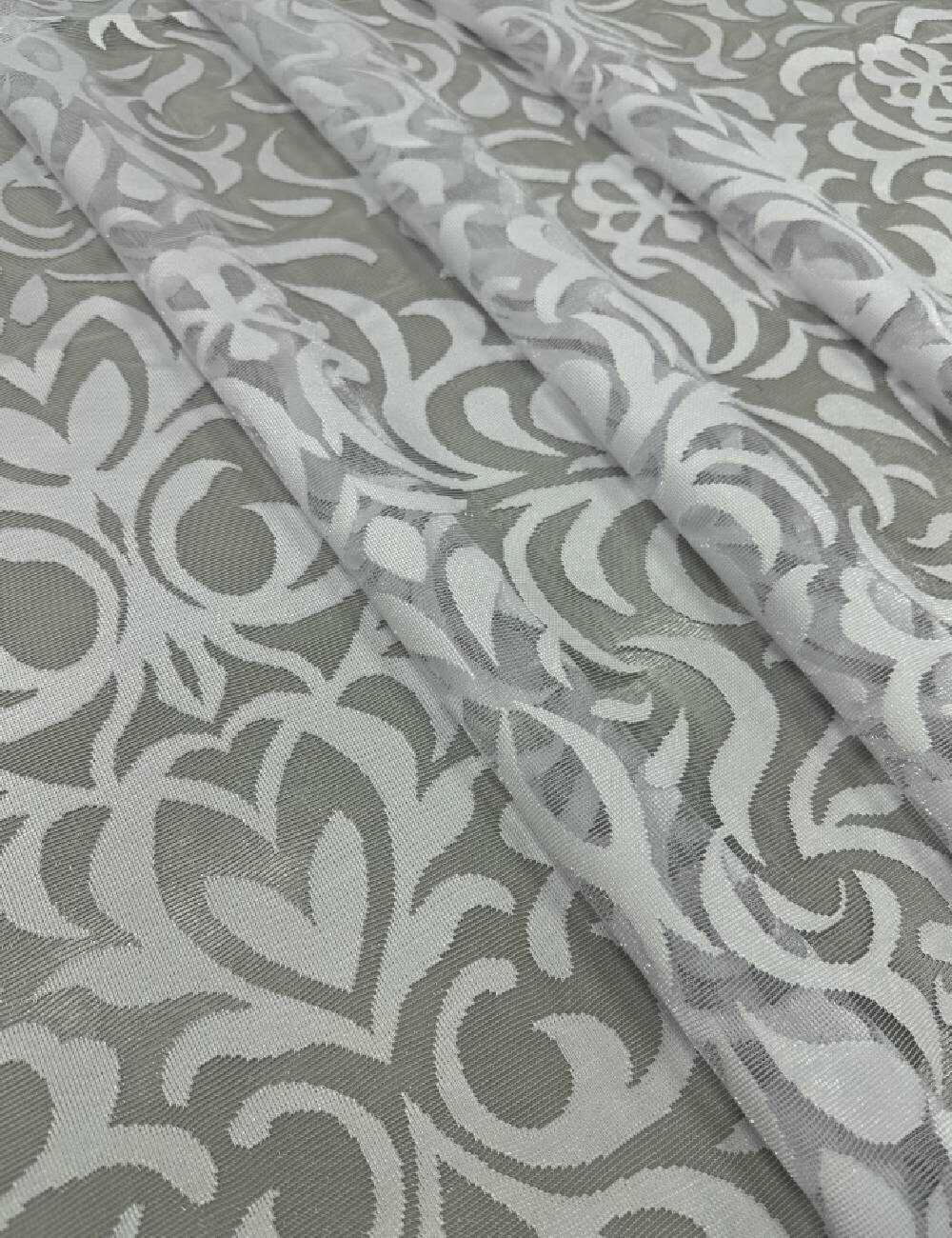 фото Ткань для штор Viva текстиль/тюль жаккард, высота 150 см, на отрез 1 метра, ткань отправляется единым метражом в одном заказе