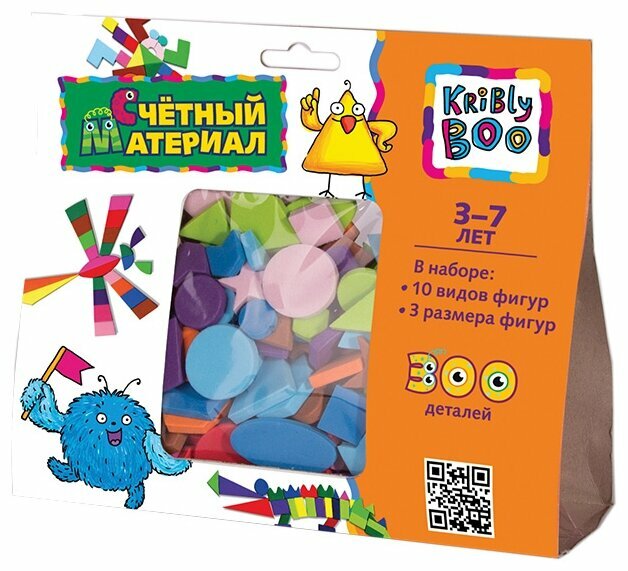 Счетный материал Kribly Boo 300 деталей 47090, 300 шт.