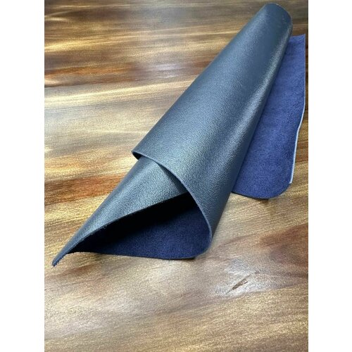 Кожа натуральнаяФормат А3Кожа Орфей 12-14мм цв темно-синяя 900₽