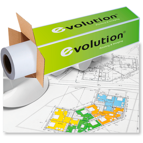Бумага Technoevolab EVOLUTION PPC Premium EXTRA Paper (2101140) бумага xerox 841 мм x 100 м 80 г м2 450l97060