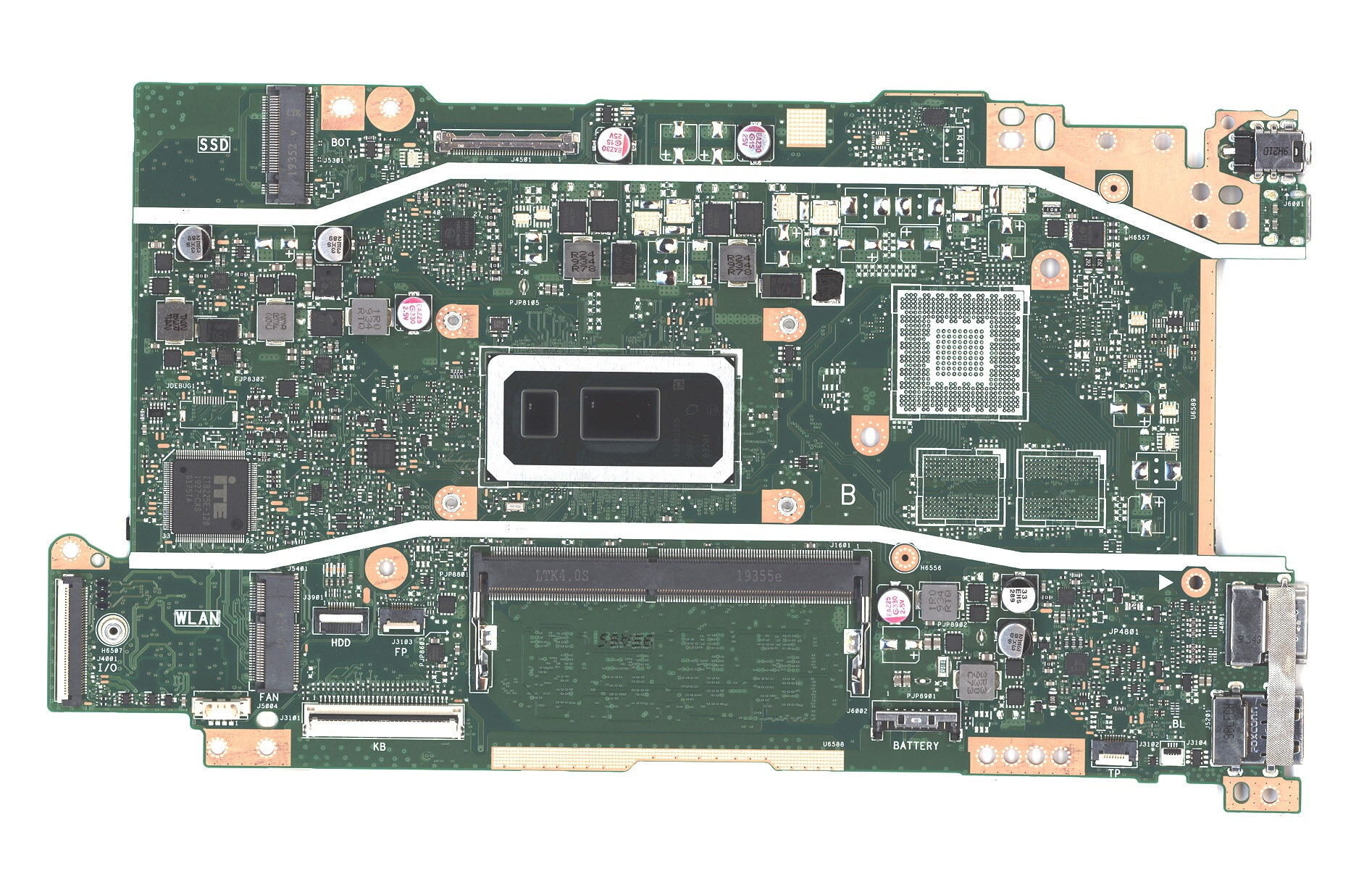 Материнская плата для Asus X409FA 8G i3-8145U SRFFZ 90NB0MS0-R00060 60NB0MS0-MB6100