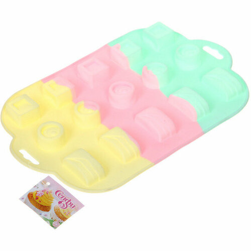 Форма силиконовая для конфет Конфетти фигурки 28317318см 549₽