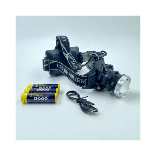 Налобный светодиодный фонарь,