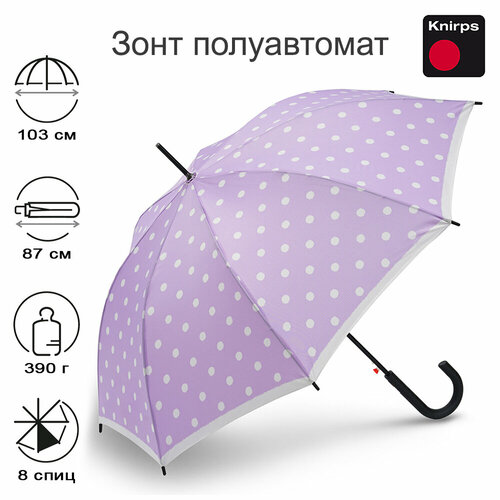 элитный зонт трость knirps t703 romi purple Зонт-трость Knirps, фиолетовый