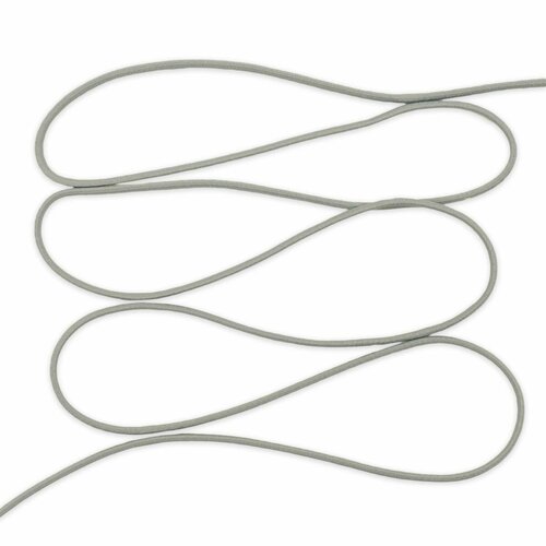 Шнур Нудольская фабрика Светло-серый 51 гм эластичность 140 3 мм 30 м С1038 499₽