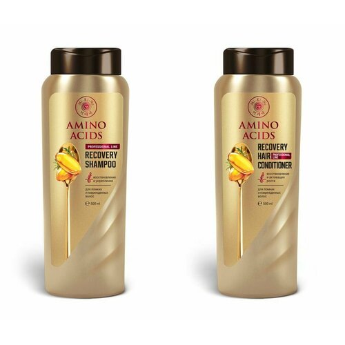 Mi-Ri-Ne Набор средств для волос Шампунь и кондиционер С аминокислотами для ломких и поврежденных волос по 500 мл 822₽