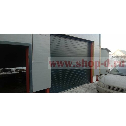 Секционные ворота Damast 270x240см, цвет коричневый, с торсионными пружинами