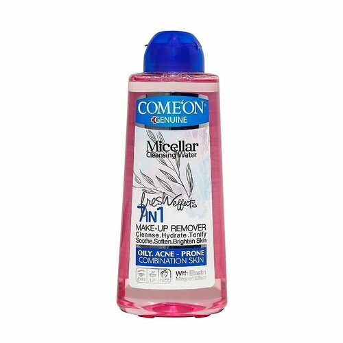 COMEON Мицеллярная очищающая вода для жирной комбинированной кожи лица склонной к акне 7 в 1 400 мл 950₽