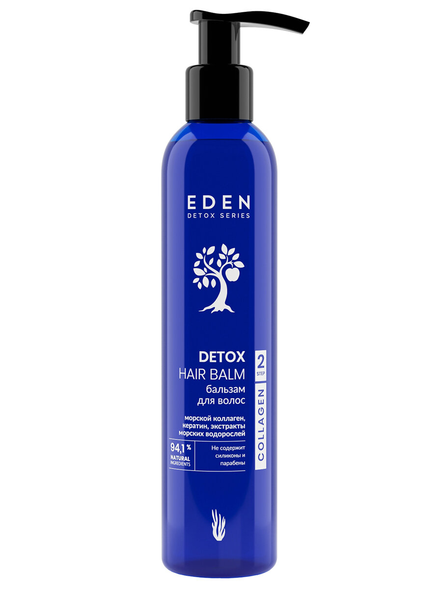 Бальзам для волос EDEN питательный Detox Collagen 350мл