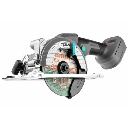 Пила циркулярная аккумуляторная TESLA TCS18BL без акб и зу арт 834527 9349₽