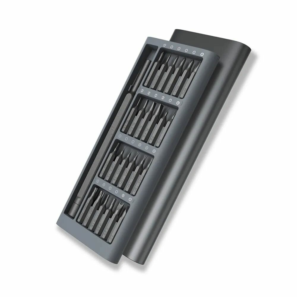 Отвертка с насадками Xiaomi Mijia Wiha Screwdriver Set 24 in1 Kit MJJXLSD002QW (черный)